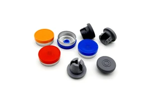 Medical Pharmaceutical 13mm 20mm 32mm Aluminum Plastic Caps Flip Top Caps Tear Off Vial Cap