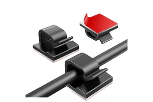 Factory Direct Small Plastic Cable Clip Adhesive Finishing for Car Charger and USB Wires