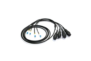Waterproof Fiber Optic Cable Patch Cord With Waterproof MINI SC Connector