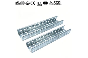 Customized Perforated Cable Tray System Used for Foundation Construction Hot Dip Galvanized Cable Trays