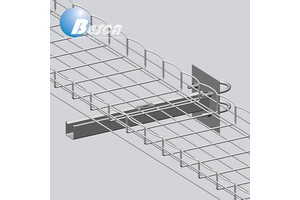 Steel Wire Mesh / Basket Cable Tray with 4mm/5mm/6mm Diameter Hot Dipped Galvanized Surface /CE/IEC Certified