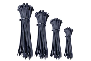 FSCAT UL Listed Self-Locking UV Nylon Cable Ties 4.8x200mm (8 Inch) Heavy Duty Plastic UV Zip Ties for Supermarket & Industry