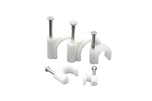 Manufacturer Direct Sales Multipurpose Cable Management Plastic Clamp Electrical Wire Holder Circle Cable Clips