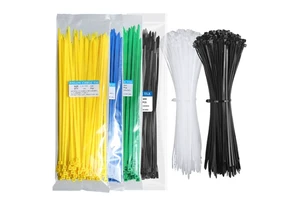 High Quality 12-inch Nylon Cable Zip Ties Self-Locking 4.8*300mm Plastic Wire Ties UV Resistant for Indoor Outdoor 50lbs PA66