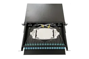 DEKAM 19 Inch ODF Rack Mount Fiber Optic Patch Panels for Kenya WiFi Projects