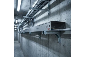 HUAPENG Factory Hot-Selling Aluminum Cable Tray Width 50mm-100mm Cable Trunking