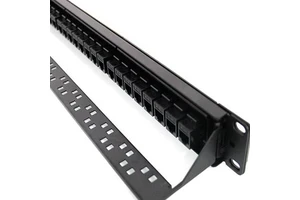 Cat6 Patch Panel 24 Port RJ45 Network Patch Panel 19 Inch Keystone Ethernet Patch Panel