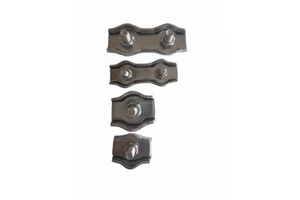 Heavy Duty Duplex Wire Rope Clip | Galvanized Steel Cable Clamp for Wire Rope Rigging Hardware