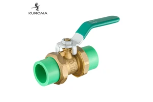 OEM Customizable 20-63mm Manual Water Media Ball Valve Complete Collection Of PPR Valves Pipe Fittings