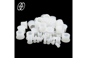 Custom Good Quality Excellent Flexible Silicone Rubber End Cap With Inner Diameter From 1.8mm To 300mm