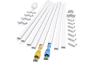 PVC Fire Retardant Smooth Surface Security Protection Cable Cover Channel Paintable Hangable Concealed Cable Holder Cable Glands