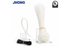 Wholesale High Tensile Strength Nylon 66 Wire Ties 100PCS/Bag Self-locking Plastic Cable Straps For Industrial