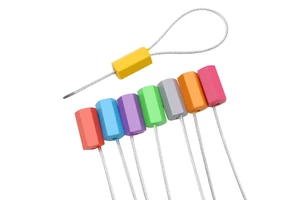 PN-CS5101 Plastic Security Cable Seal Disposable Wire Seal Lock For Courier And Cargo Packing