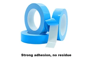 10MM12MM Blue Double Sided Thermal Tapes Waterproof Aluminum LED Light Conductive Adhesive Tape