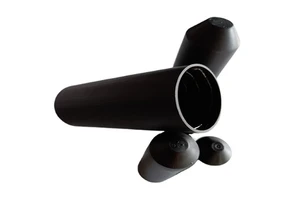 Black Heat Shrink Cable End Cap With Or Without Adhesive Lining Pe Heat Shrink End Cap Wire End Cap