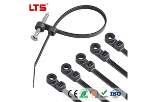 4.8*200mm Nylon 6 Headed Cable Ties Factory Wholesale Self-Locking Type DIY/Small Models/Custom Gift Fixation