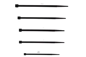 Wholesale Factory Self-Locking Nylon Cable Ties 2.5mm 3.6mm 4.8mm 7.6mm for Cable Wraps and Straps