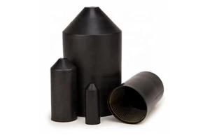 Heat Shrinkable Electric Cable End Cap Cross-linked Polyolefin Material Heat Shrink Cable End Cap