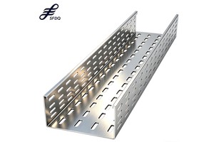 SFDQ Outdoor Cable Cover 100mm 50mm Cable Tray Weight Galvanized Perforated Cable Trays