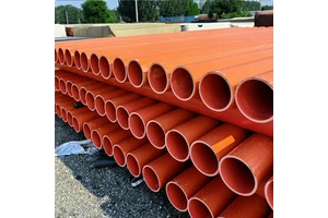 OEM Orange CPVC Flexible Electrical Conduit Pipe for Underground Cable Installation
