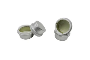 28mm Aluminium Plastic ROPP Cap For Water Glass Bottle Custom Logo Water Bottle Cap With TPE Liner