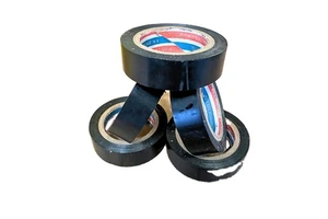 High-quality Black PVC Electrical Tape Polypropylene Film Backing ROHS Certified Excellent Insulation Heat Resistance Affordable