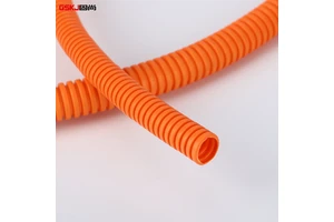 GSKJ Durable Corrugated Tubing Split Loom Conduit for Electrical Wiring Harness Covers Cable Management