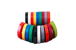 Multi Color PVC Rubber Backing Electrical Insulation Tape Easy Tear Flexible Waterproof Heat-Resistant for Electrician