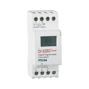 High Quality LCD Programmable Time Switch 16A 30A Digital Timer Switch Weekly Programmable Din Rail Timer Switch