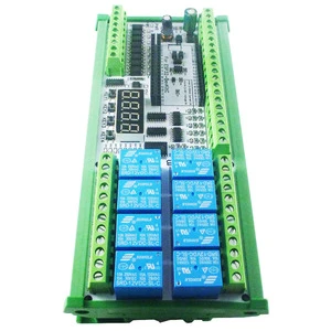 ES32A08 ES33B08 DC 12V 24V Multifunction ESP32 Expansion Wifi Digital Analog IO Module for WEB MQTT Ethernet Network 4-Relay DIY