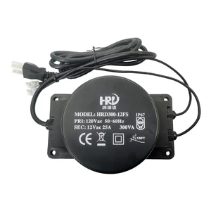 Waterproof Transformer 300W120V-12V, 30W-5000W, IP67 Protection Class, CE Certified, Medical Equipment,(UK Use),ISO9001