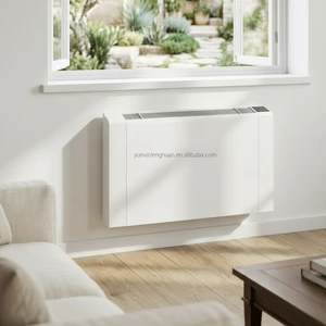 2026 Wall Mounted Fan Coil Water Europe Slim Design Wifi Heat Pump Fan Coil Unit For Heating And Cooling