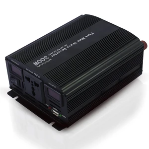 Inversor 300W 500W 1000W 2000W 2500W 3000w 5000W Pure Sine Wave Power Inverter 12V 24VTO 110V 220V Dc to Ac Solar Inverter