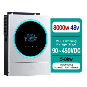 3Kw 5Kw 8Kw 10Kw Dual Output Off on Grid Invertor 48V Hybrid Solar Inverter Pure Sine Wave Solar Inverters With MPPT Controller