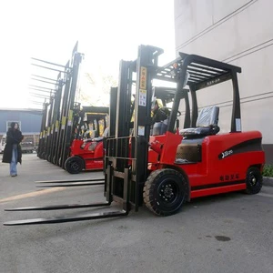 Electric Forklift 2Ton 5Ton 3Ton, Anti Deformation Design, Forklift For Bulk Goods Short Distance Transit