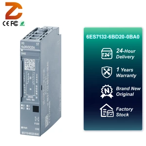 Siemens Brand-new Original SIMATIC ET 200SP Digital Output Modules 6ES7132-6BD20-0BA0 DQ 4x24VDC/2A Distributed I/O Module