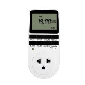 Digital Mini Electrical Timer with 1SEC-1WEEK Range 220-240V