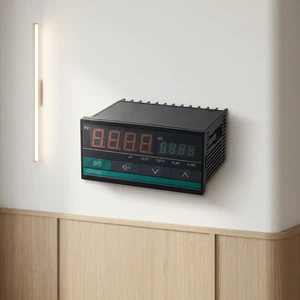 QIANJI CH Single Alarm Oven Thermostat With PID Temperature Control 0-1300C Range IP20 85-265V Relay SSR Output (TDS)
