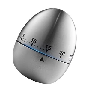 Creative Kitchen Mechanical Timer Egg-shaped Timer 60 Minutes Student Timer Baking Cooking Reminder