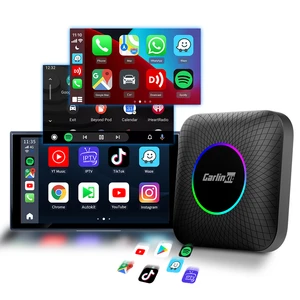 New Arrival Carlinkit Box 4G+64GB Smart Portable Box Android 13 System Wireless Android Auto Carplay Module Ai Carplay Box