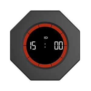 T22VA Gravity Sensor Timer Digital Study Timer Mute/loud/normal Adjustable Sound Alarm Countup CountdownTimer Kitchen Timer