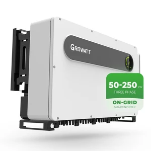 Growatt Solar Power Energy Storage PV Inverters 10Kw 20Kw 60Kw 100Kw 200Kw on Grid 3 Phase Hybrid Solar Electric Inverters