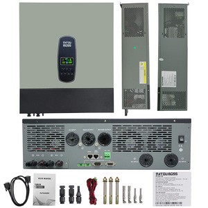 DATOUBOSS EU PL DE Local Stock 48V 11KW Solar Hybrid Inverter Single Phase On/Off Grid Inverter with Dual MPPT Can Parallel