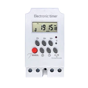 Daily Programmable Electronic Mini Light Switch Timer Digital 7 Days 220V Multifunctional Timer KG316T
