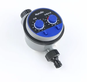 Weatherproof Plastic Garden Water Timer System with Digital Programmable Controller for Automatic Irrigation for Lawn Farm Use
