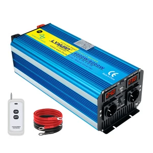 LVYUAN 4000W 8000W DC 12V 24V AC 120V 230V Pure Sine Wave Inverter 4kw Solar System Home Inverter Pure Sine Wave Inverter
