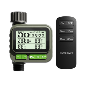 Programmable 4 Sprinkler Timer System Digital Water Timer for Garden Hose Outdoor Soaker Hose Lawn Yard Irrigation Rain