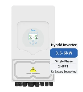 Deye 2 MPPT 48v 51.2v 5Kva Single Phase 220V 5000w 8000w Hybrid Off Grid Inverter Solar Energy Inverter