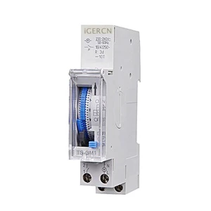 16amp 220VAC Digital Multifunctional Timer Switch Automatic Reset 24 Hour 15 Minute Mechanical Mini Portable TS-GM1