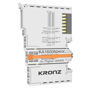 KRONZ Digital Input Module 16 Channels NPN 24VDC 35mA IP20 Industrial Ethernet Bus Remote I/O Terminal Modbus IO Module